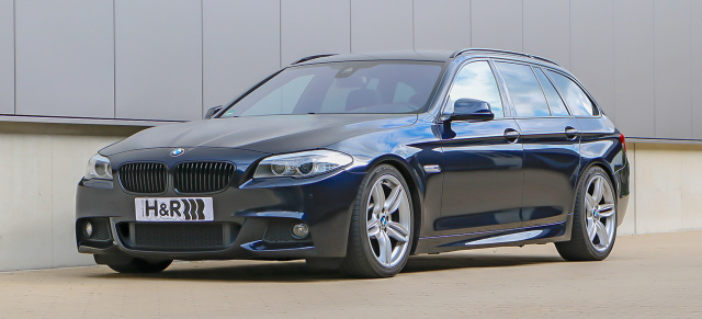 Noch mehr Freude am Fahren: H&R Gewindefedern für den 5er BMW (Baureihe F10/F11)