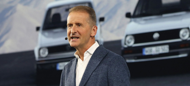 Stühlerücken bei VW: Gescheitert am Golf 8?: Dr. Herbert Diess gibt Führung der Kernmarke Volkswagen ab //  Aufsichtsrat nimmt Entschuldigung von Diess an