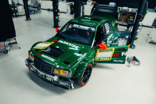 DIY-Marke PARKSIDE wird Werkzeugpartner des HWA EVO.R: Härtetest in der Boxengasse: PARKSIDE stattet das HWA-Team beim 24-Stunden Rennen auf dem Nürburgring aus