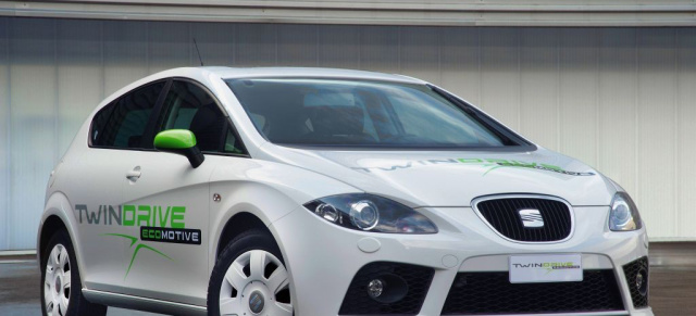 Seat stellt Leon mit Elektroantrieb vor: Ohne Abgase durch die Stadt: TwinDrive Ecomotive