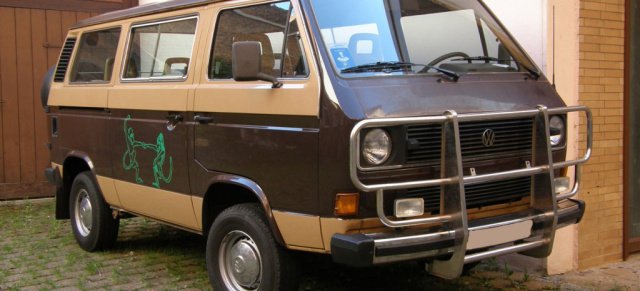 1985er VW T3 syncro Ehemaliges Vorserienauto: Bus au Chocolat mit bewegter Geschichte
