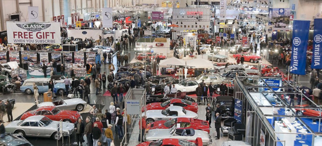 Vorschau: 21.-25. März: 24. Techno-Classica, Essen : Oldtimer-Messe mit über 2.500 Sammler-Automobilen in 20 Messehallen und auf Freigelände