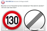 Tempolimit auf deutschen Autobahnen?: VAU-MAX.de-Leser stimmen ab!