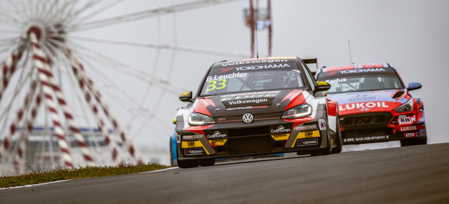 Der Golf GTI TCR im Tourenwagen Weltcup WTCR: Erstes Podium für Benny Leuchter und Volkswagen Motorsport