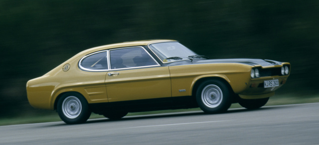 Die europäische Antwort auf den Ford Mustang: Cool wie Eis: Der Ford Capri wird 50 Jahre alt!