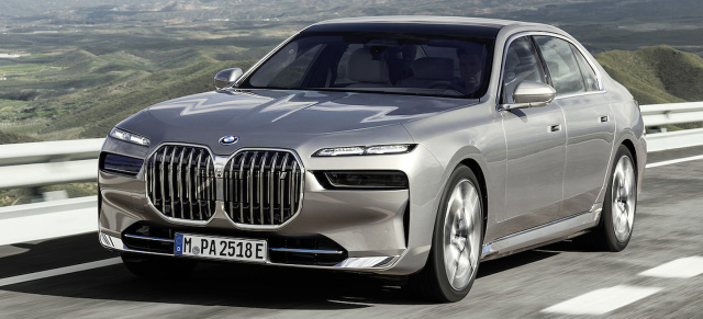 Die Technik beeindruckt, das Design polarisiert: Wie von einem anderen Stern: Weltpremiere des BMW i7 und 7er BMW