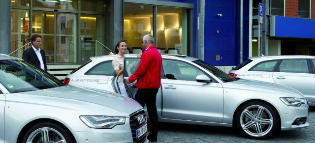 Exklusiver Shuttle-Service zum Audi Forum für Neuwagenabholer: Audi-Lounge wird am Hauptbahnhof Ingolstadt eröffnet 