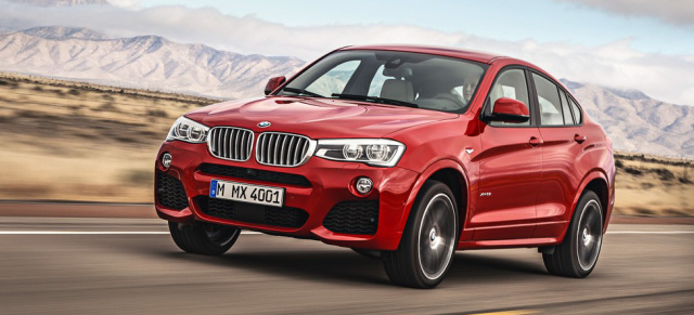 Das ist der neue BMW X4: Der neue SUV der BMW X-Familie leistet zum Start schon 313 PS.