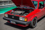 Der rote Blitz mit TSI-Technik: 313 Turbo-PS und DSG im 1983er VW Jetta 1