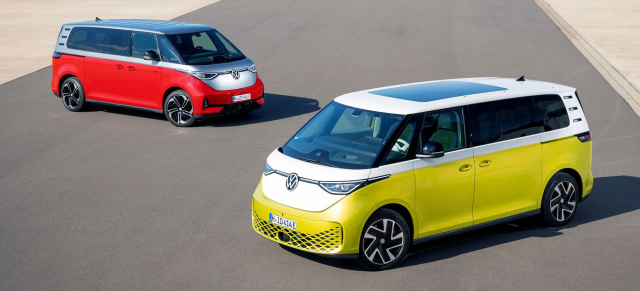 ID. Buzz Programm wächst um fünf Ausführungen: Vom 50.000 Euro Basis-Bulli bis zum Top-Modell