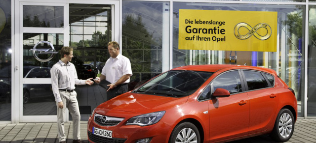 Opel gibt lebenslange Garantie auf Neuwagen: Neuwagen-Garantie für alle Opel-PKW-Modelle ohne zeitliche Befristung