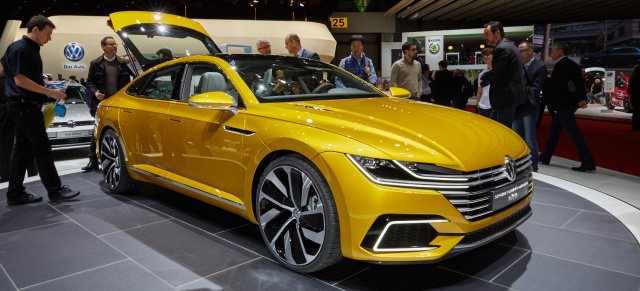 Genf 2015: Ausblick auf den neuen Passat CC?: Volkswagen-Studie Sport Coupé Concept GTE