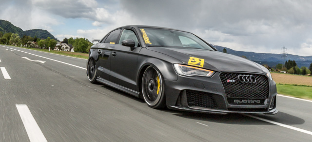 Mehr als nur „3F Tuning“ Felgen, Fahrwerk, Fertig: „The one and only“ Audi RS3 Limousine