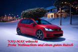 Runterschalten und Weihnachten genießen: VAU-MAX.de wünscht frohe Weihnachten und ein erfolgreiches neues Jahr 2025