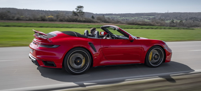 Dieser Porsche ist eine Urgewalt!: 2020er Porsche 911 Turbo S Cabriolet im Fahrbericht (Typ 992)