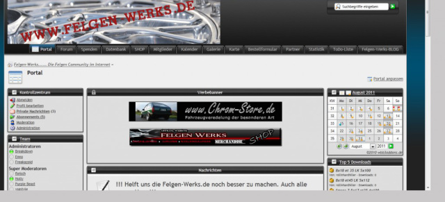 Forumsvorstellung  www.Felgen-Werks.de: Das Forum rund um Räder und Reifen