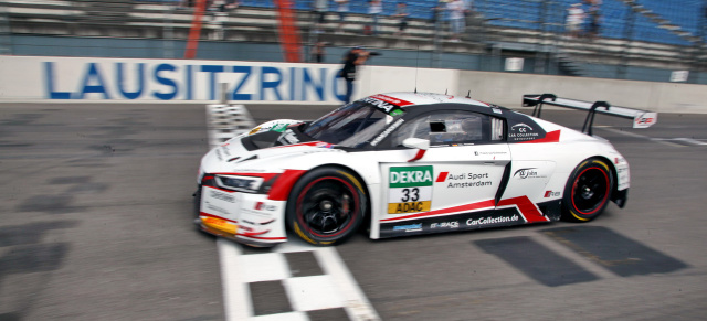 ADAC GT Masters beim Motorsportfestival auf dem Lausitzring: Audi-Team Car Collection mit guten Ergebnissen, aber großen Schäden!