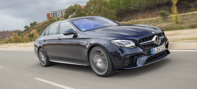 Der neue Mercedes-AMG E 63 S 4MATIC+ im Fahrbericht (2016): Auftritt Mercedes-AMG E 63 S: Da können sich M5 und RS6 warm anziehen!