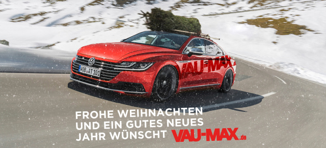 Gang raus und segeln lassen: VAU-MAX.de wünscht frohe Weihnachten und eine guten Rutsch ins neue Jahr 2018!