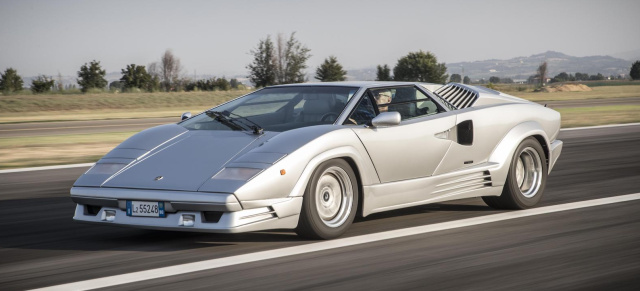 Super-Trumpf im Auto-Quartett: Lamborghini Countach 25th Anniversary Edition im Fahrbericht