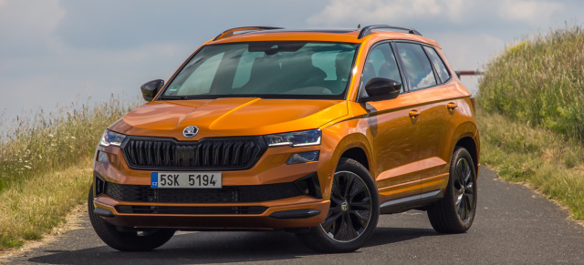 Im Detail verfeinert: 2022er Skoda Karoq TDI Sportline im Facelift-Fahrbericht