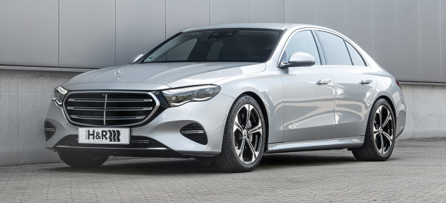 Mehr Sport: H&R Tieferlegungsfedern für die Mercedes E-Klasse (ab 2023)