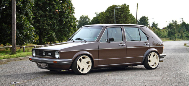 La vie est belle! Retro-Chic am VW Golf 1: Französischer Tuning-Einser mit 16V Power und antiken Alus