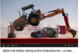 Ken Block steht wieder quer: Das neue Gymkhana 6-Video ist online: Der Meister driftet wieder, Motto diesmal: NEED FOR SPEED