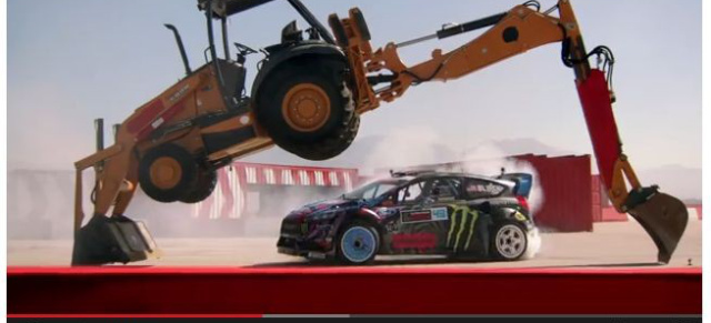 Ken Block steht wieder quer: Das neue Gymkhana 6-Video ist online: Der Meister driftet wieder, Motto diesmal: NEED FOR SPEED