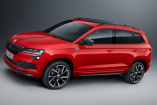 Der Skoda Karoq wird sportlich : Sportline-Variante des Skoda Karoq mit Top-TSI-Benziner 