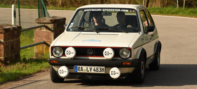 Hoffmann-Speedster Rallye Team auf Platz 1: Gesamtsieg bei der 12. Ramberg-Historic 2023 im Golf 1