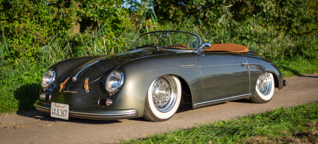 Statt kleiner Brötchen lieber Luftgekühltes mit Luftfahrwerk: Die Porsche 356 Vintage Speedster Replika von „Torten Tim“