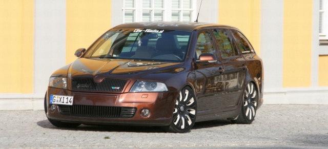 Es ist alles nur getaucht: Skoda Octavia 2 RS: Wassertransfer und Folientechnik als optische Täuschungen am Turbo-Tschechen