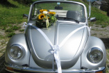 Rent a VW Käfer Cabriolet : AMAG vermietet Käfer Cabrios als Hochzeitskutschen