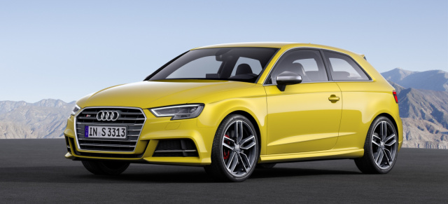 Facelift total für den Dreitürer, Sportback, Limousine und Cabriolet: Neuer Look für den 2016er A3 und S3