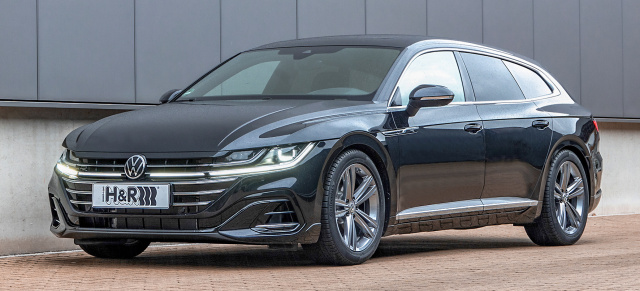 Ins Schwarze getroffen: H&R Sportfedern für den VW Arteon Shooting Brake