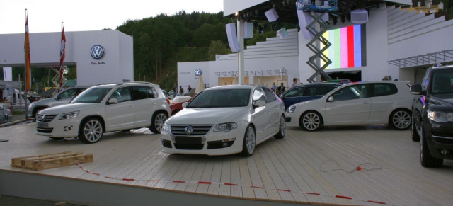 Wörthersee-Treffen 2008: Montag 19.5. 2008 - Erste Blicke auf die VW Überraschungen