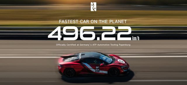Die Chinesen geben Vollstoff: BYD YANGWANG U9 Xtreme ist mit 496,22 km/h das schnellste Serienauto der Welt