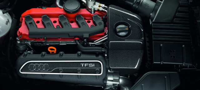 Audis 2,5-Liter TFSI ist der Motor des Jahres 2010: Drehmoment, Leistung, toller Klang - dieser Motor hat einfach alles
