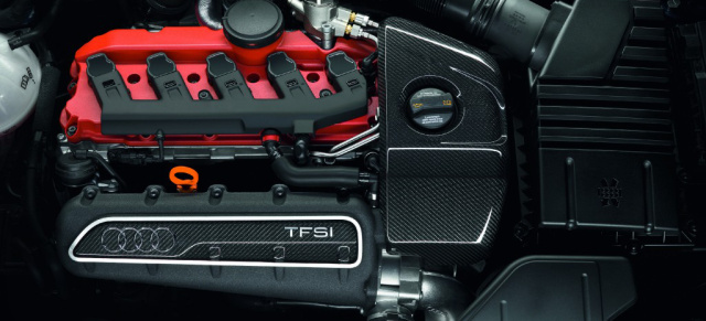 Audis 2,5-Liter TFSI ist der Motor des Jahres 2010: Drehmoment, Leistung, toller Klang - dieser Motor hat einfach alles