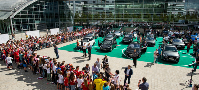 Neue Saison, neue Audi : Diese Audi-Modelle fahren die Spieler des FC Bayern München 2016/17