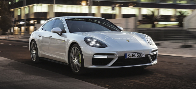 680 PS für das Top-Modell des Panamera : Porsche Panamera Turbo S ausschließlich als Hybrid 