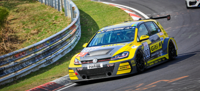 Girls only - ready to rock the Green Hell: Erste Feuerprobe für die GTI-Mädels bei VLN 1 bestanden!