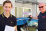 Finn Gehrsitz hat jetzt einen Führerschein: Fahrprüferin fühlt Rennfahrer auf den Zahn!