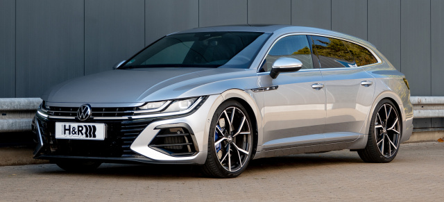 Auf dem Sprung zur Ikone: VW Arteon, Arteon Shooting Brake & R-Modell mit H&R Gewindefahrwerk