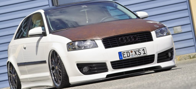 Audi A3-Tuning - Das Audi-Schrauben ist des Müllers Lust: 2004er Audi A3 8P zieht alle Tuning-Register