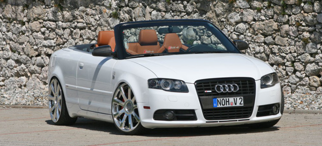 So fährt man diesen Sommer vor: Der Winterschlaf ist vorbei - 2003er Audi A4 Cabrio in RS4-Form