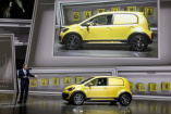 e-load up! - die Nutzfahrzeugversion des VW up!: IAA-Premiere: Kleinstlieferwagen für die Stadt