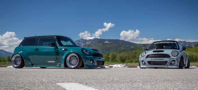 Not normal?: Zwei Mini Cooper S im Liberty Walk Style, die es maximal in sich haben