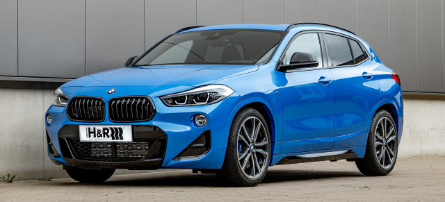 Kompakt, dynamisch, stilvoll: H&R Sportfedern für den neuen BMW X2 M35i